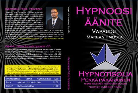 Vapaudu umakeanhimosta Hypnoosi-CD - Hypnoosikasetti